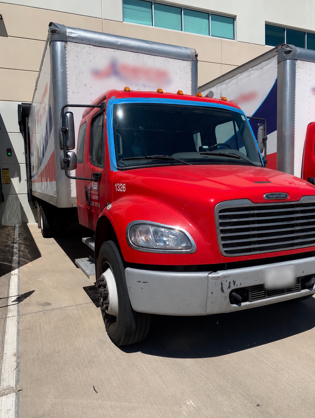 Truck auto glass